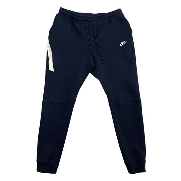 Nike Pants Tech Fleece Jogger Sweatpants Mens XL Blue Sportswear Performance - Picture 1 of 10